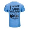 Camiseta don't use machines - Azul