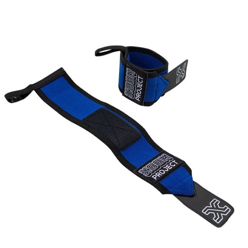 Muñequeras Velcro - Azul-Negro