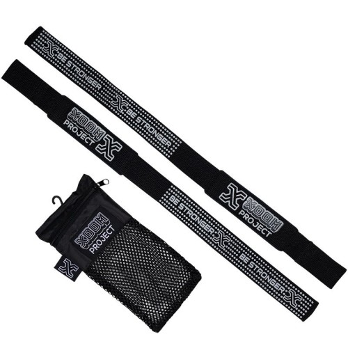 XoomProject Lifting Straps Black with silicone