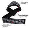 XoomProject Lifting Straps Black with silicone PowerLifting